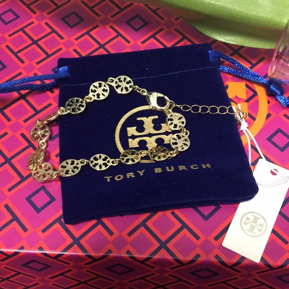❤️NWT TORY BURCH SINGLE STRAND BRACELET ❤️ - Picture 2 of 5